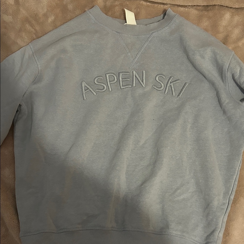 H&M Light Blue Crewneck Sweater